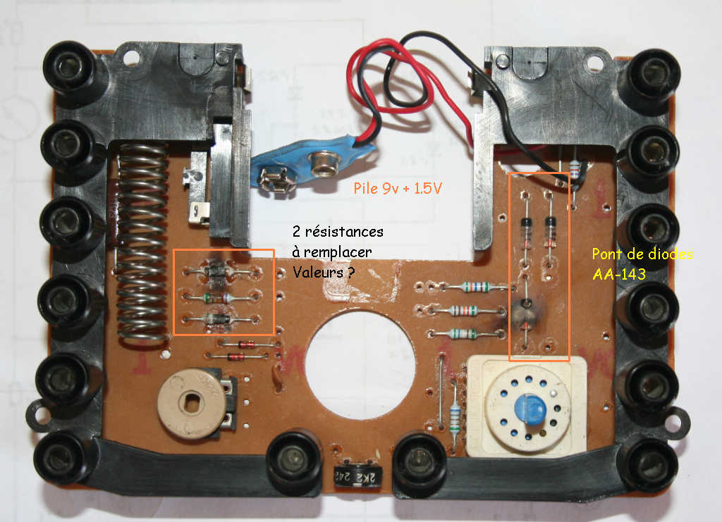 Multimètre METRIX MX462 (MX 462) + cordons pointes de touche