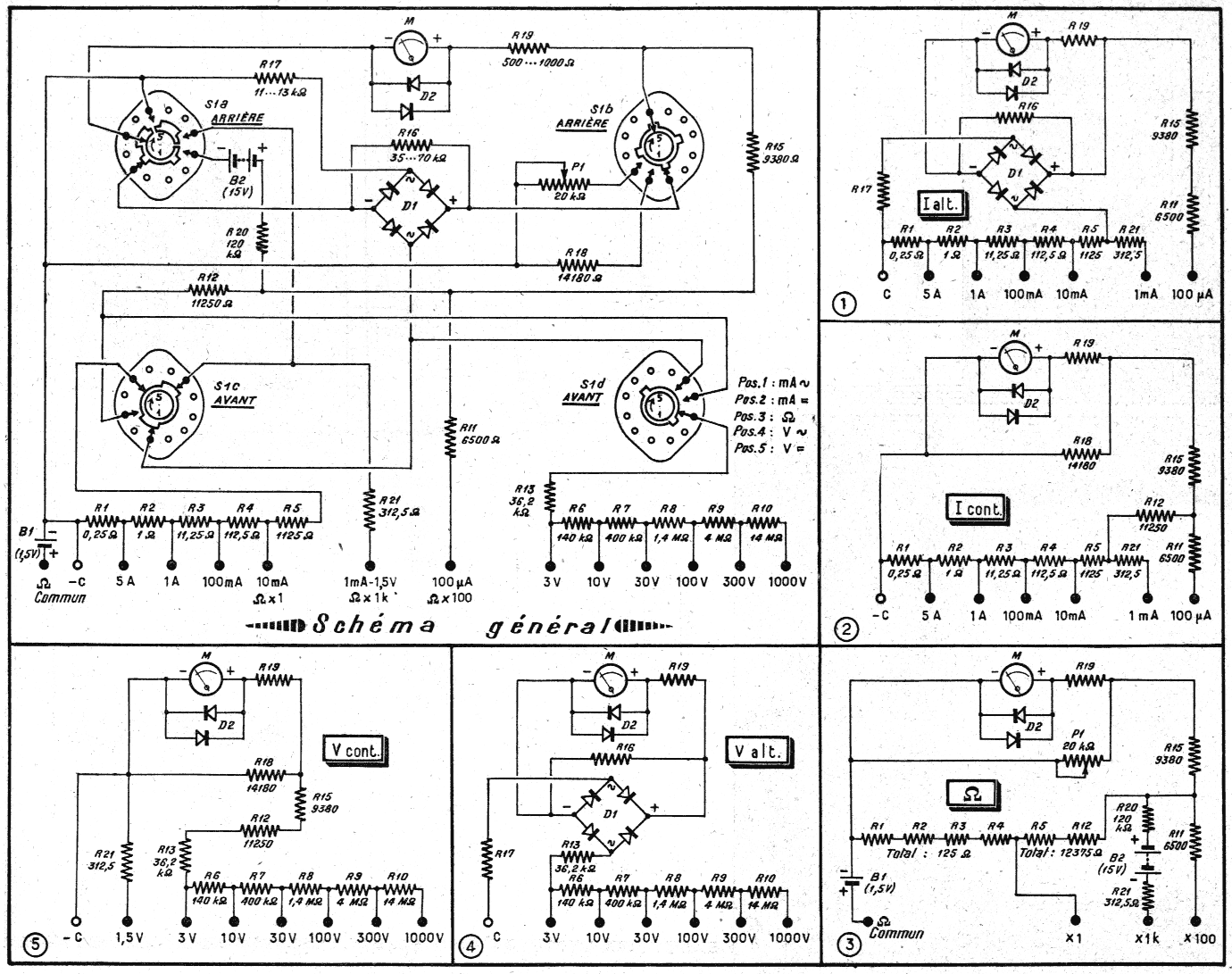Multimètre METRIX MX462 - [REGLE] - Technique - Forum Retrotechnique