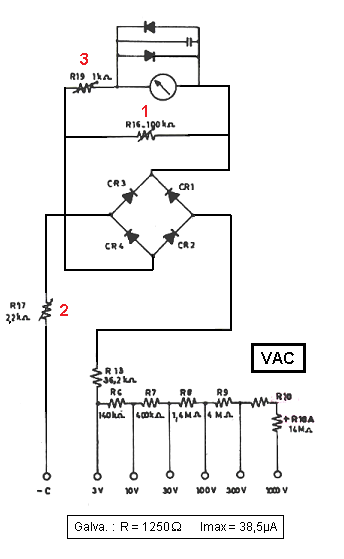 Multimètre METRIX MX462 - [REGLE] - Technique - Forum Retrotechnique